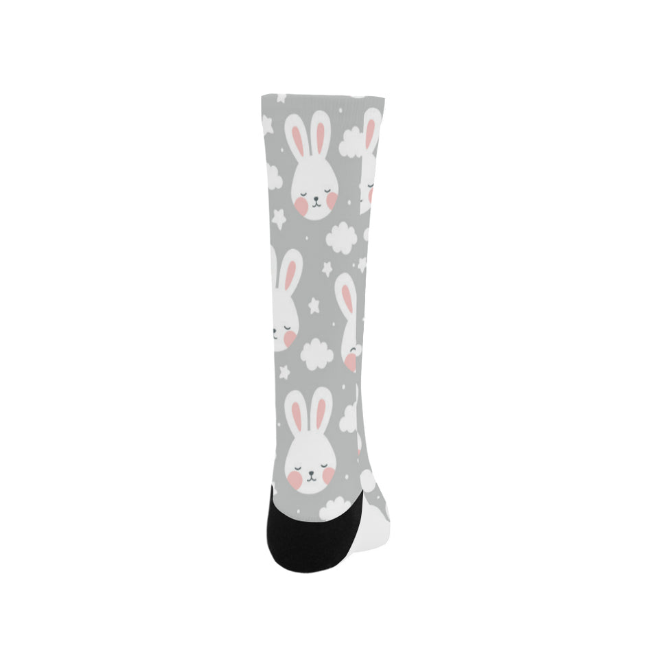 Rabbit cloud Pattern Crew Socks