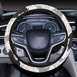 Pig Pattern Print Design 05 Car Steering Wheel Cover
