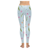 Watercolor Tulips pattern Women's Legging Fulfilled In US