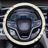 Beautiful gold japanese pattern Car Steering Wheel Cover