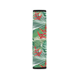 heliconia palm and monstera  leaves pattern Car Seat Belt Cover