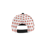 Daruma japanese wooden doll pattern All Over Print Snapback Cap