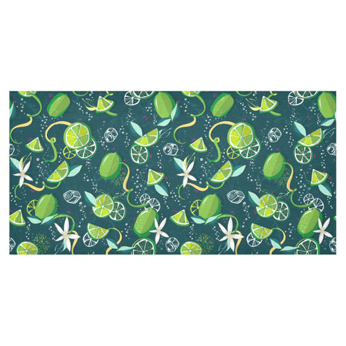 Lime ice flower pattern Tablecloth