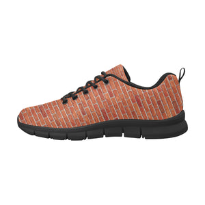 Brick Printed Pattern Print Design 03 Men's Breathable Sneakers ( Model 055)