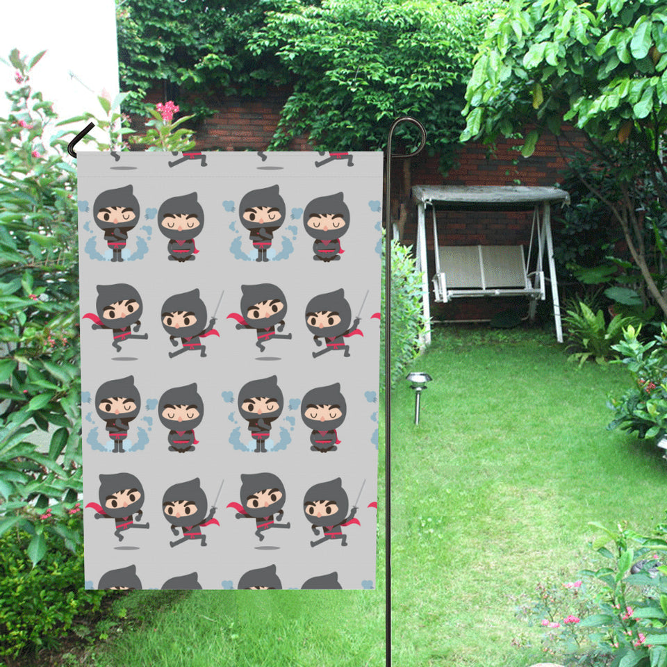 Cute ninja pattern House Flag Garden Flag