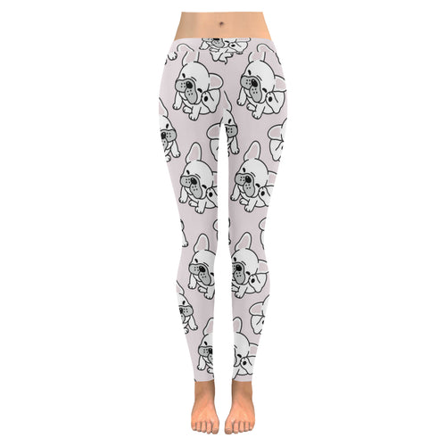 Cute french bulldog pattern Women's Legging Fulfilled In US