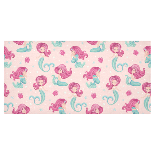 Cute little mermaid pattern Tablecloth