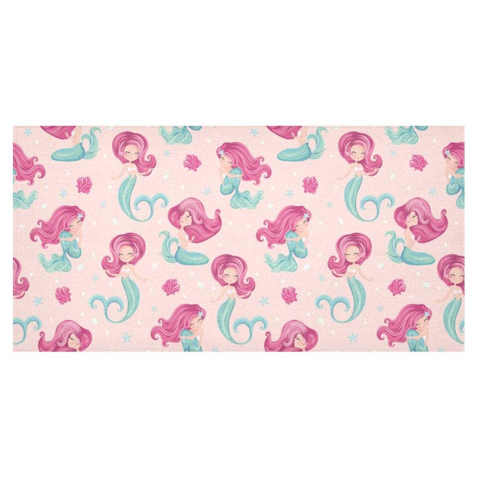 Cute little mermaid pattern Tablecloth