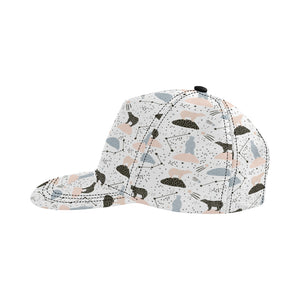 Polar bears star poka dot pattern All Over Print Snapback Cap