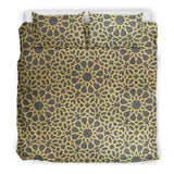 Arabic Star Gold Pattern  Bedding Set