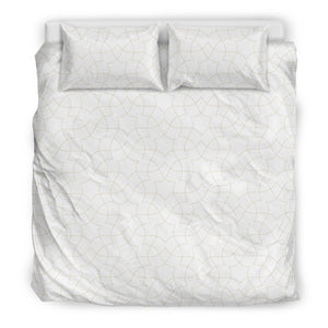 Arabic White Pattern  Bedding Set