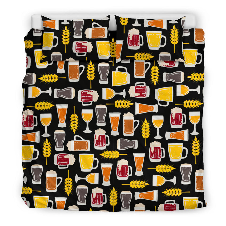 Beer Type Pattern  Bedding Set
