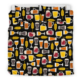 Beer Type Pattern  Bedding Set
