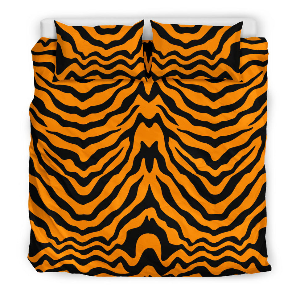 Bengal Tigers Skin Print Pattern  Bedding Set