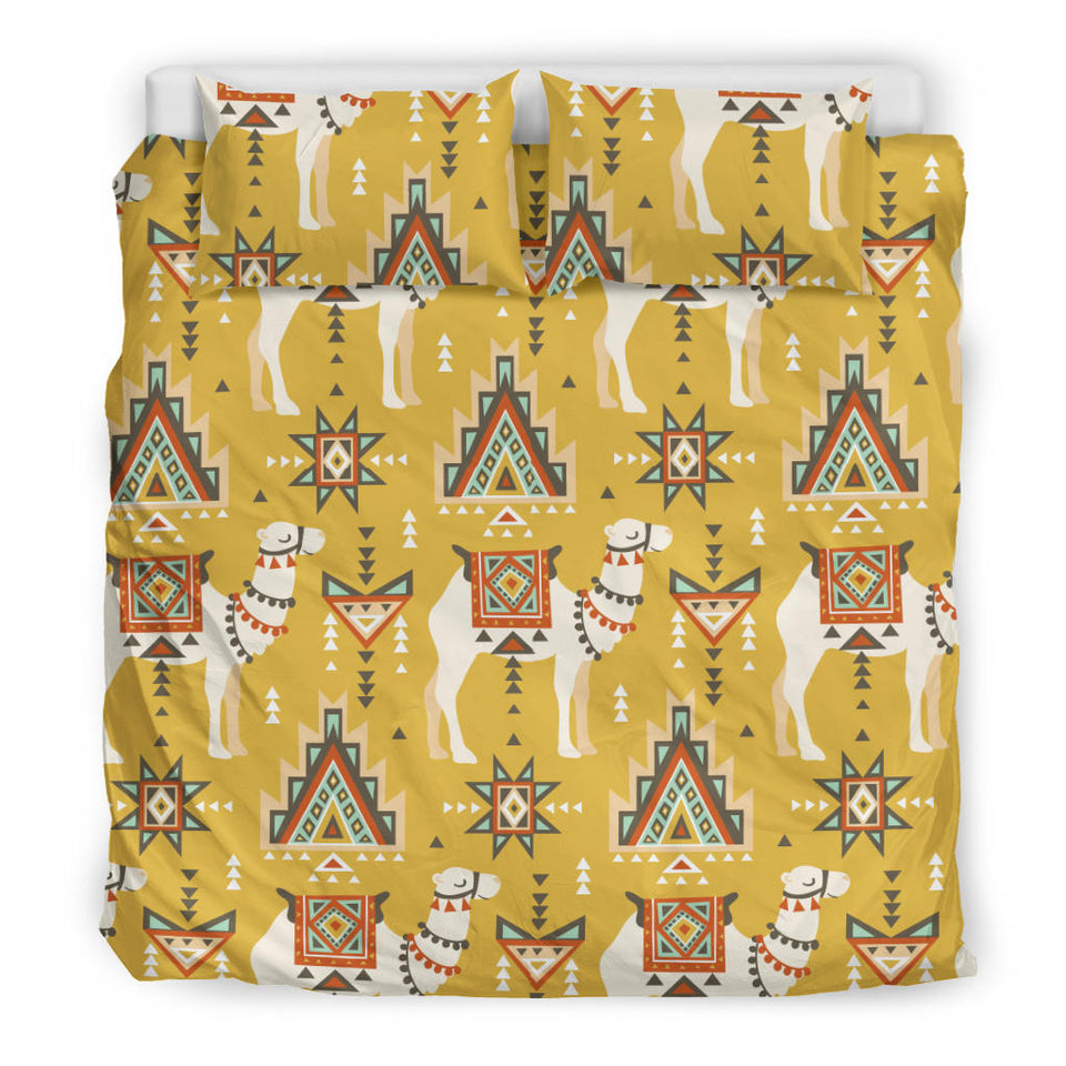 Camels Ethnic Motif Pattern  Bedding Set