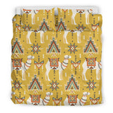 Camels Ethnic Motif Pattern  Bedding Set
