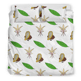 Color Hand Drawn Cocoa Pattern  Bedding Set