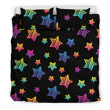 Colorful Star Pattern Bedding Set