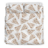 Hand Drawn Pizza Pattern Bedding Set