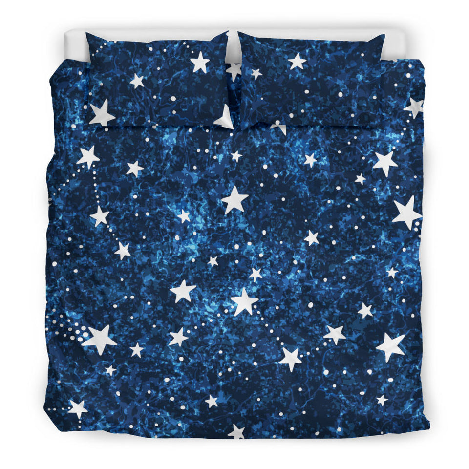 Night Sky Star Pattern Bedding Set