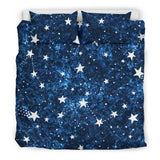 Night Sky Star Pattern Bedding Set