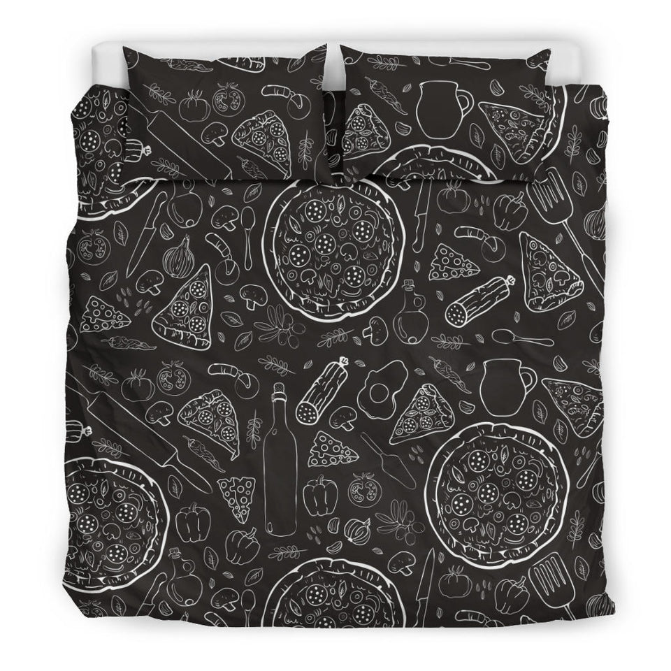 Pizza Pattern  Bedding Set