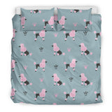 Poodle Dog Pattern Bedding Set
