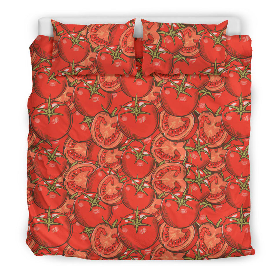 Red Tomato Pattern Bedding Set