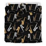 Saxophone Design Pattern Bedding Set