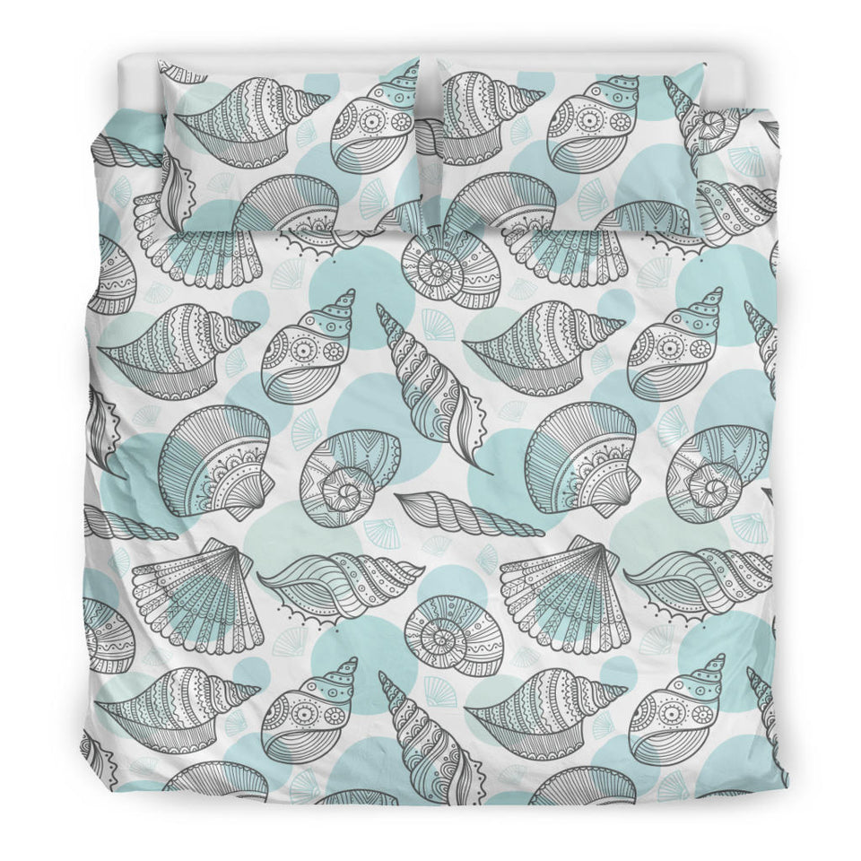 Shell Polynesian Tribal  Bedding Set