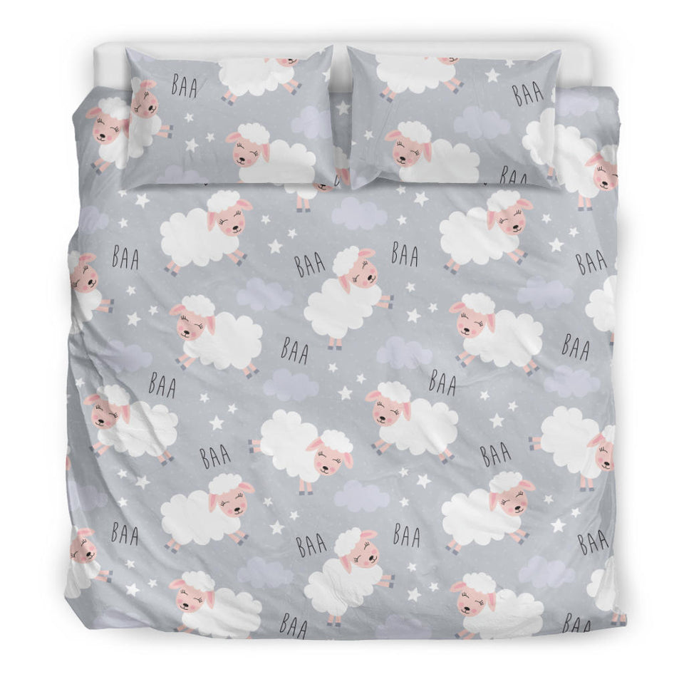 Sweet Dreams Sheep Pattern Bedding Set