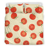 Tomato Dot Background Bedding Set