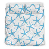 Watercolor Starfish Pattern Bedding Set