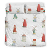Windmill Design Pattern Bedding Set
