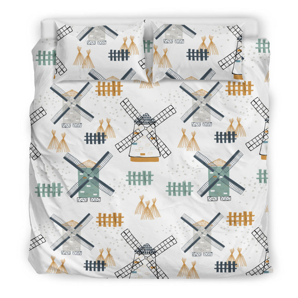 Windmill Pattern Bedding Set