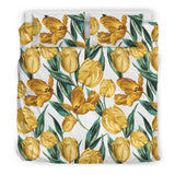 Yellow Tulips Pattern Bedding Set