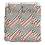 Zigzag Chevron Striped Pattern Bedding Set