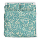 Classic Hand Drawn Grape Pattern Bedding Set