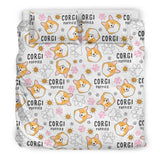 Corgi Dog Pattern Bedding Set