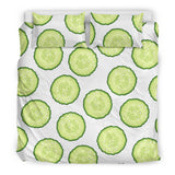 Cucumber Slices Pattern Bedding Set