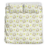 Cute Cartoon Frog Baby Pattern Bedding Set