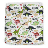 Cute Dinosaurs Pattern Bedding Set