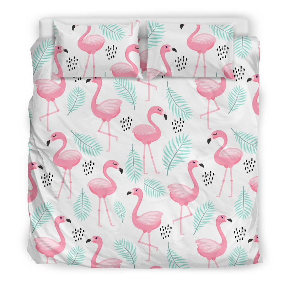 Cute Flamingo Pattern Bedding Set