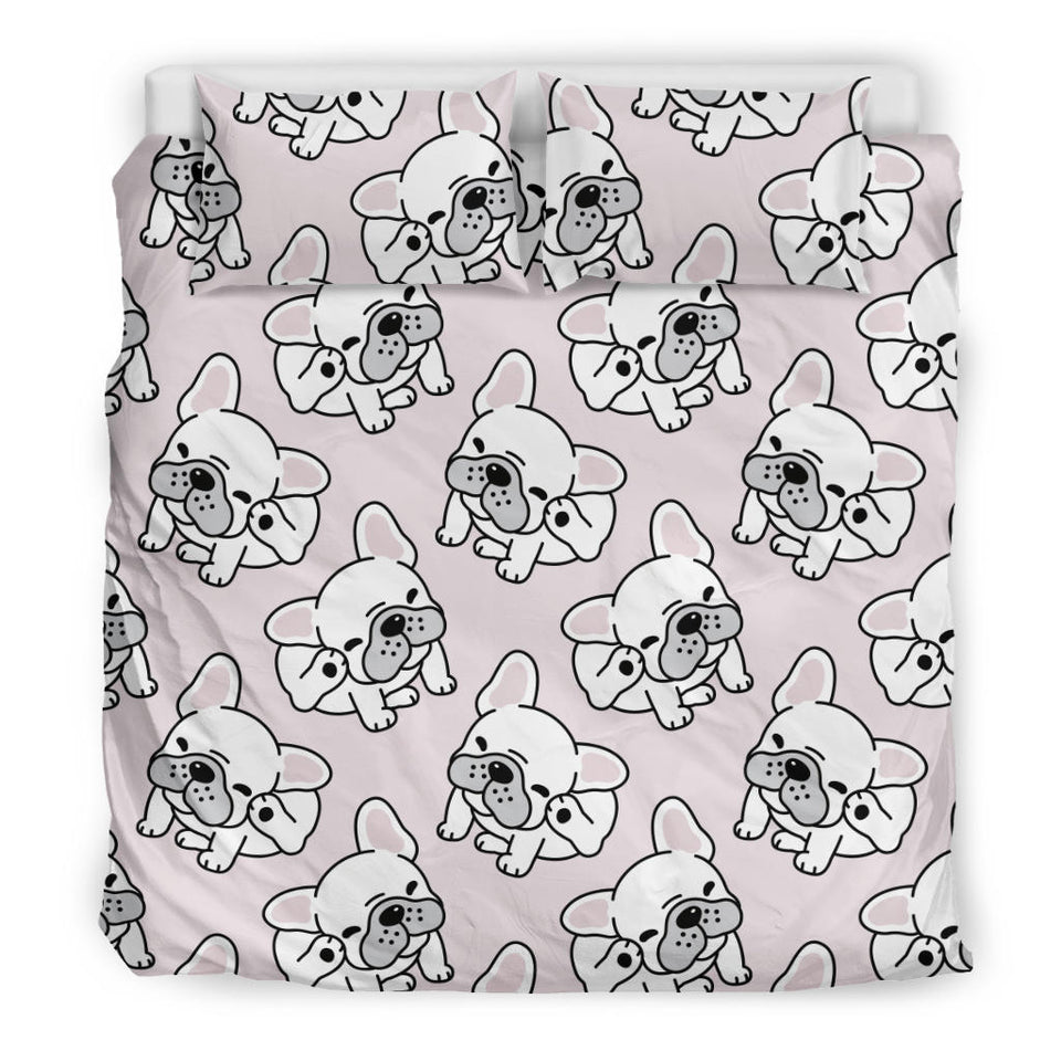 Cute French Bulldog Pattern Bedding Set