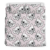 Cute French Bulldog Pattern Bedding Set