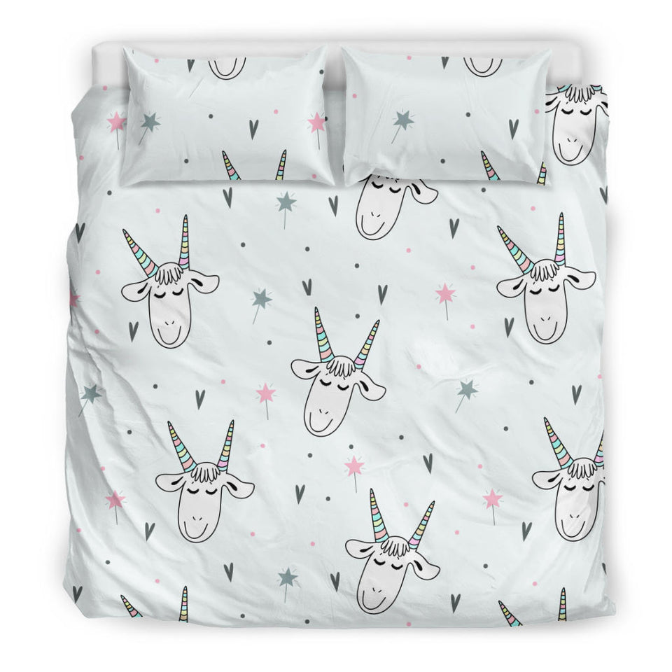 Cute Goat Design Pattern Bedding Set