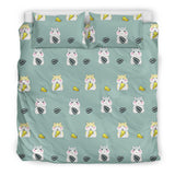 Cute Hamster Cheese Pattern Bedding Set