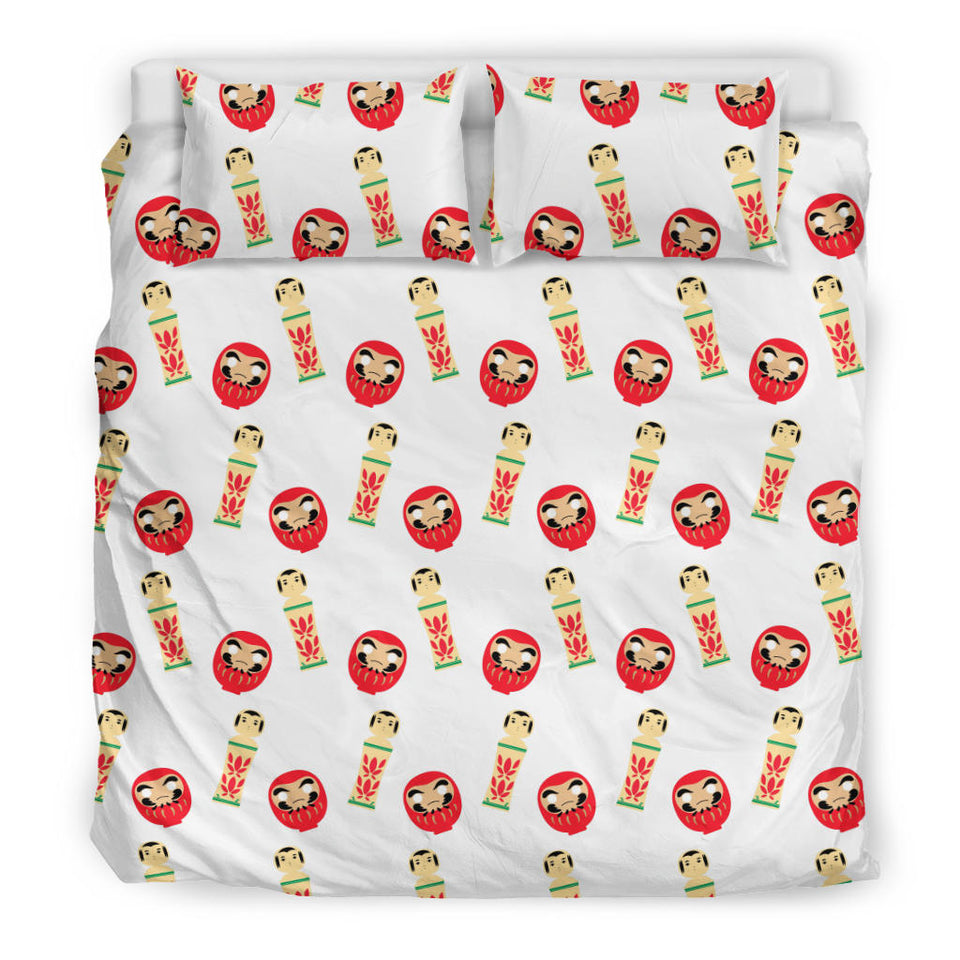 Daruma Japanese Wooden Doll Bedding Set
