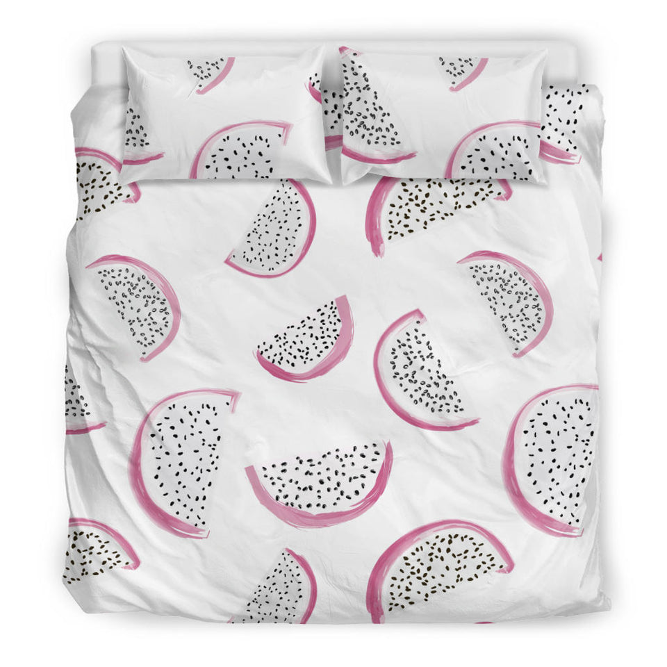 Dragon Fruit Pattern Bedding Set