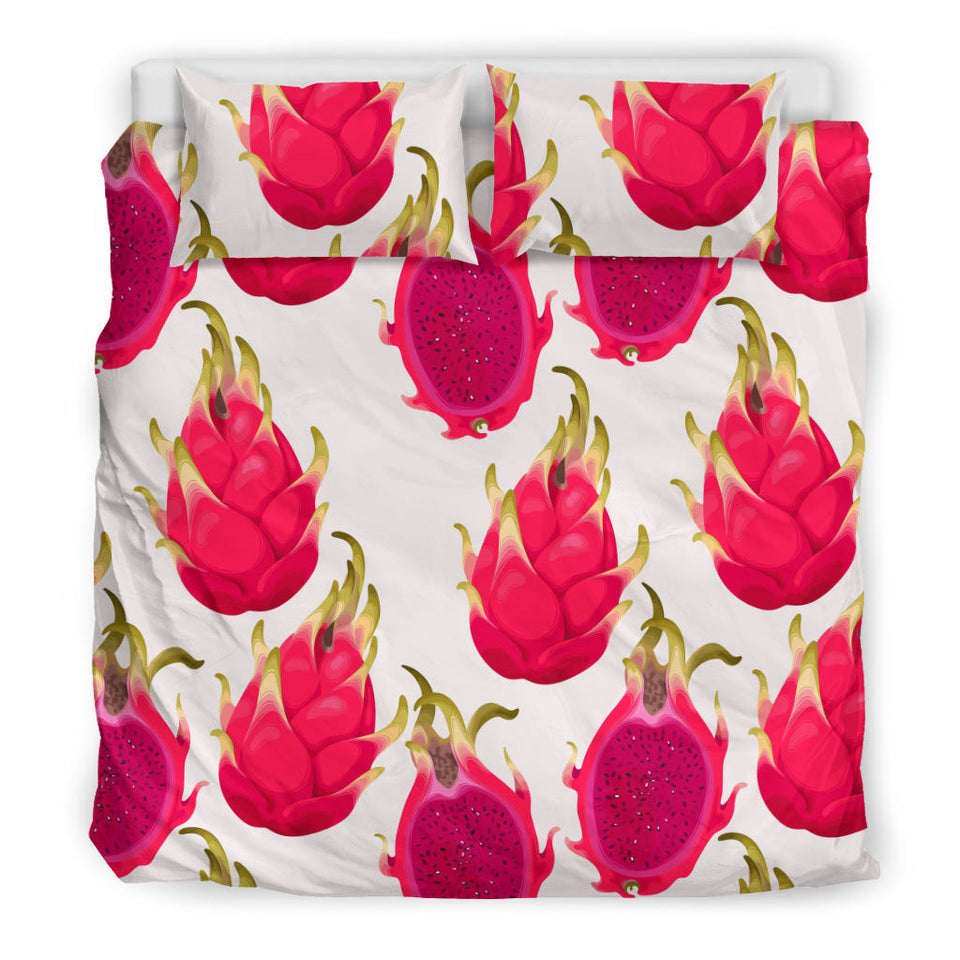 Dragon Fruits Design Pattern Bedding Set